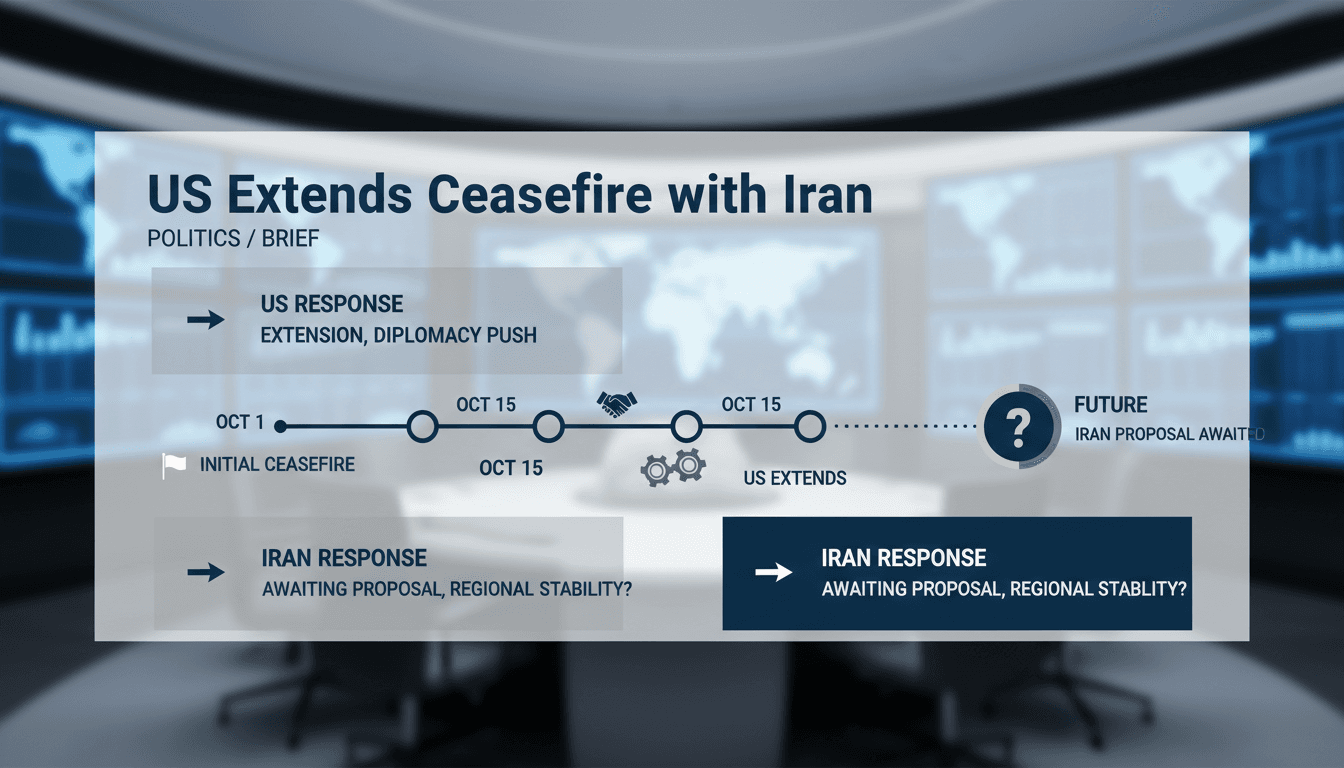 US Extends Ceasefire with Iran Amid Ongoing Negotiations