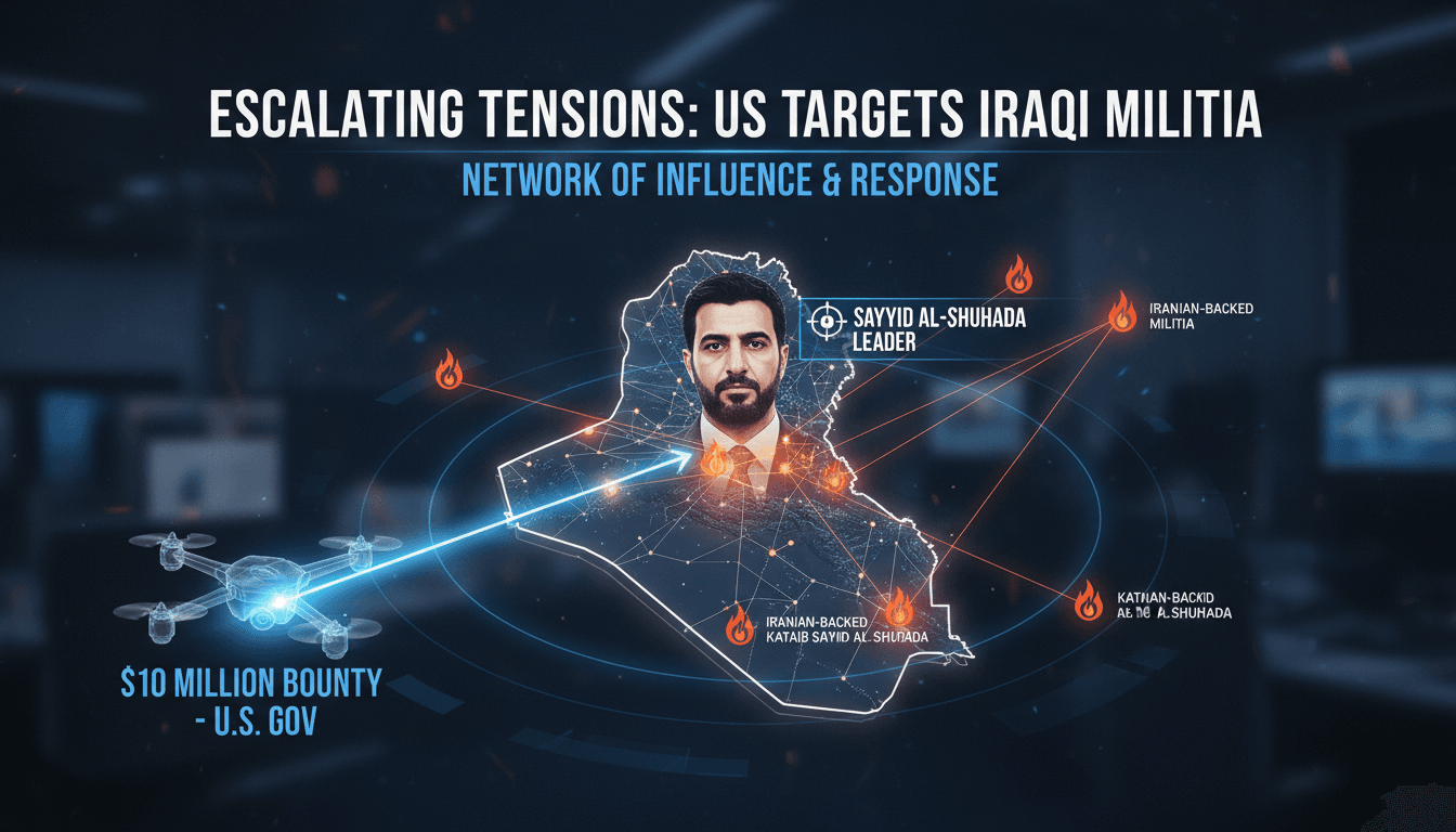 US Offers $10 Million Bounty for Iraqi Militia Leader Amid Rising Tensions
