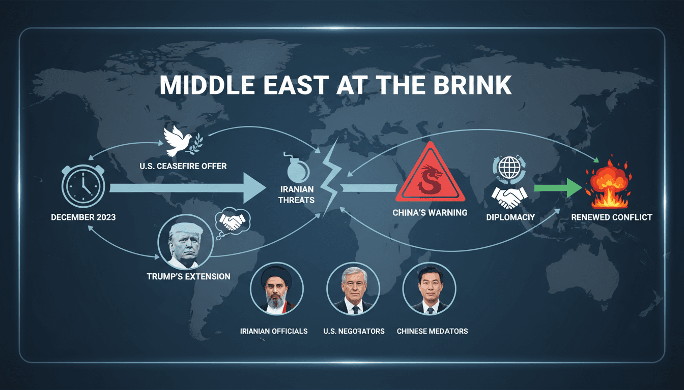 Iran threatens ceasefire with the U.S. amid escalating Middle East tensions