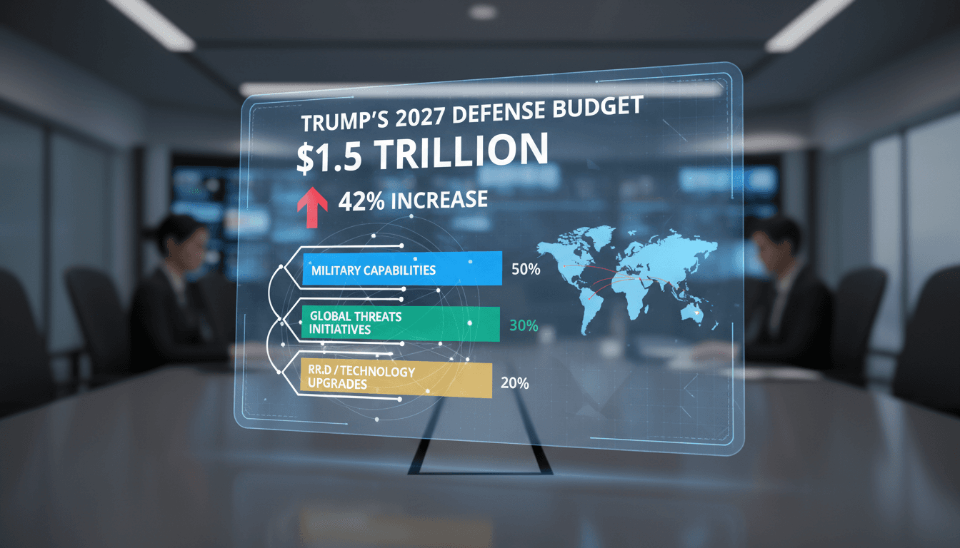Trump Requests Historic $1.5 Trillion Defense Budget for 2027