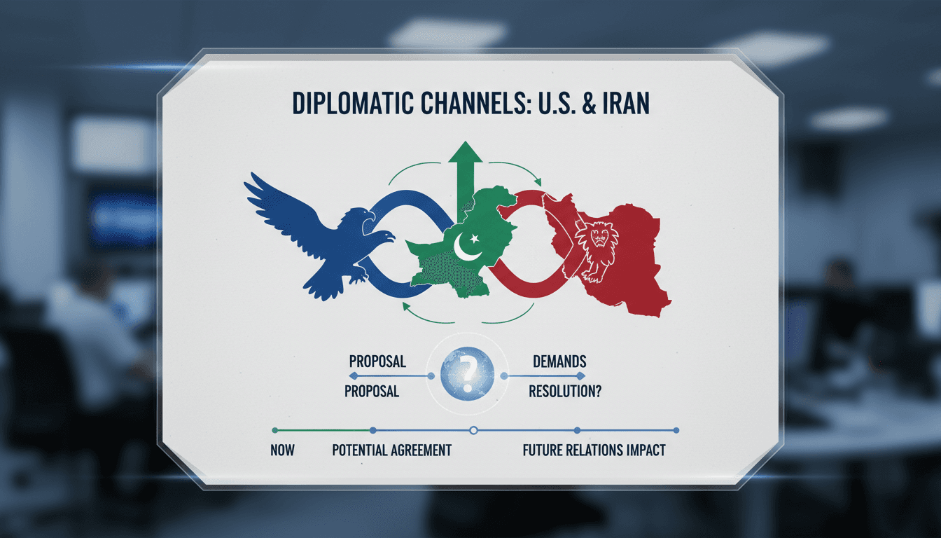Iran and U.S. engage in diplomatic negotiations through Pakistan