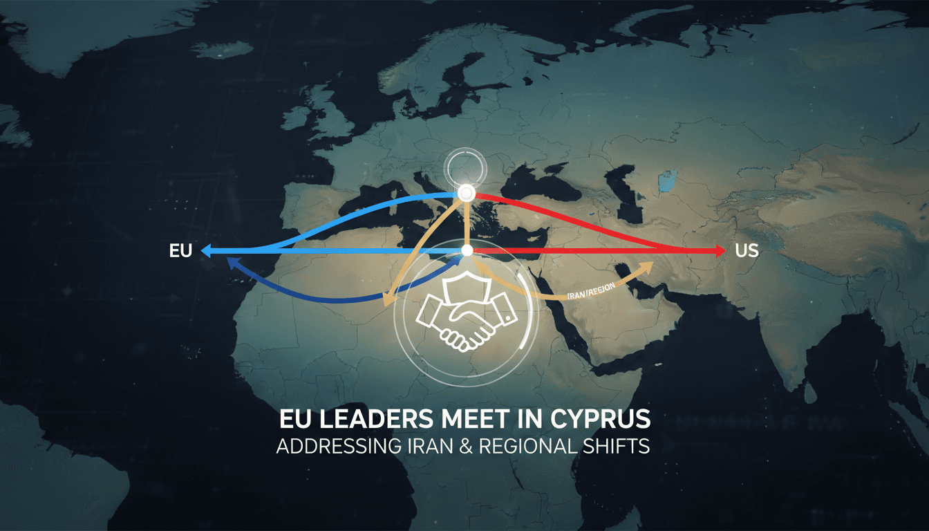 EU Leaders Meet in Cyprus to Address Iran Crisis and Regional Conflicts