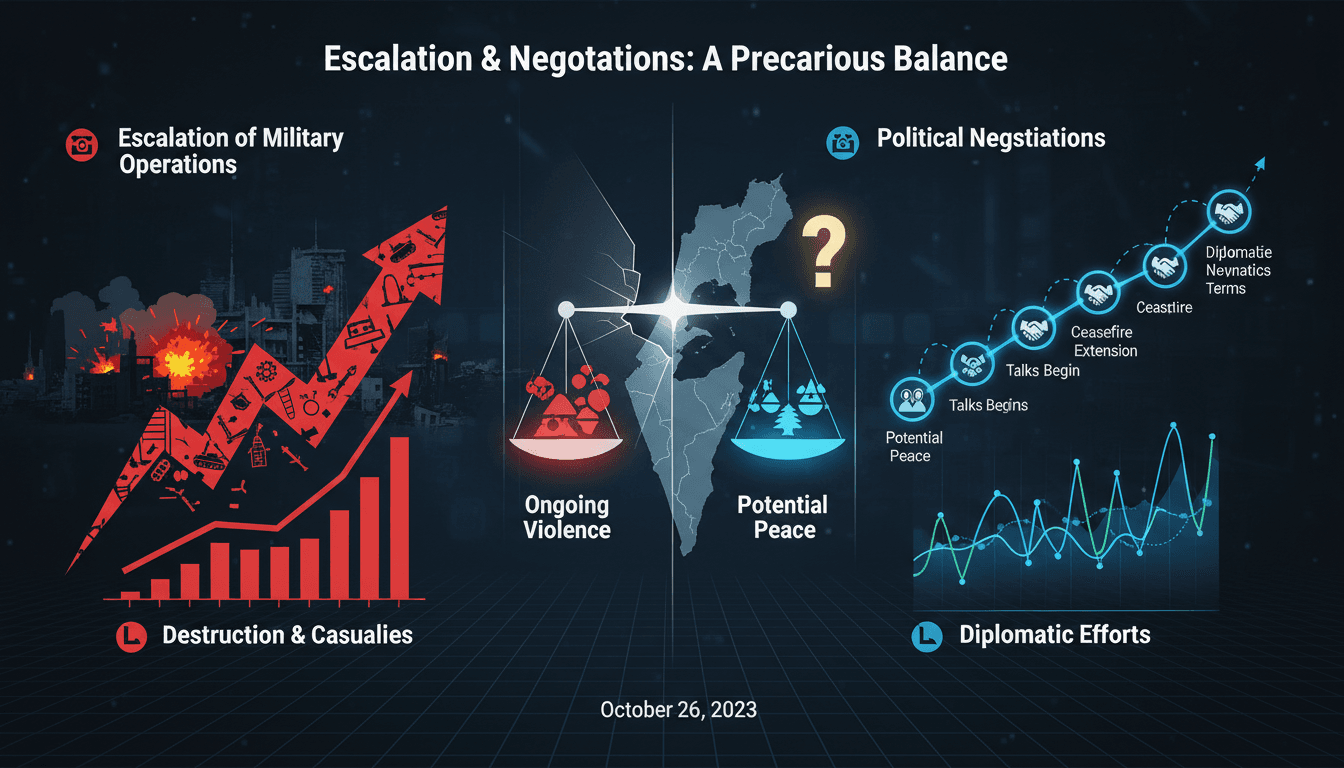 Escalation of Israeli Military Operations in Lebanon Amid Political Negotiations