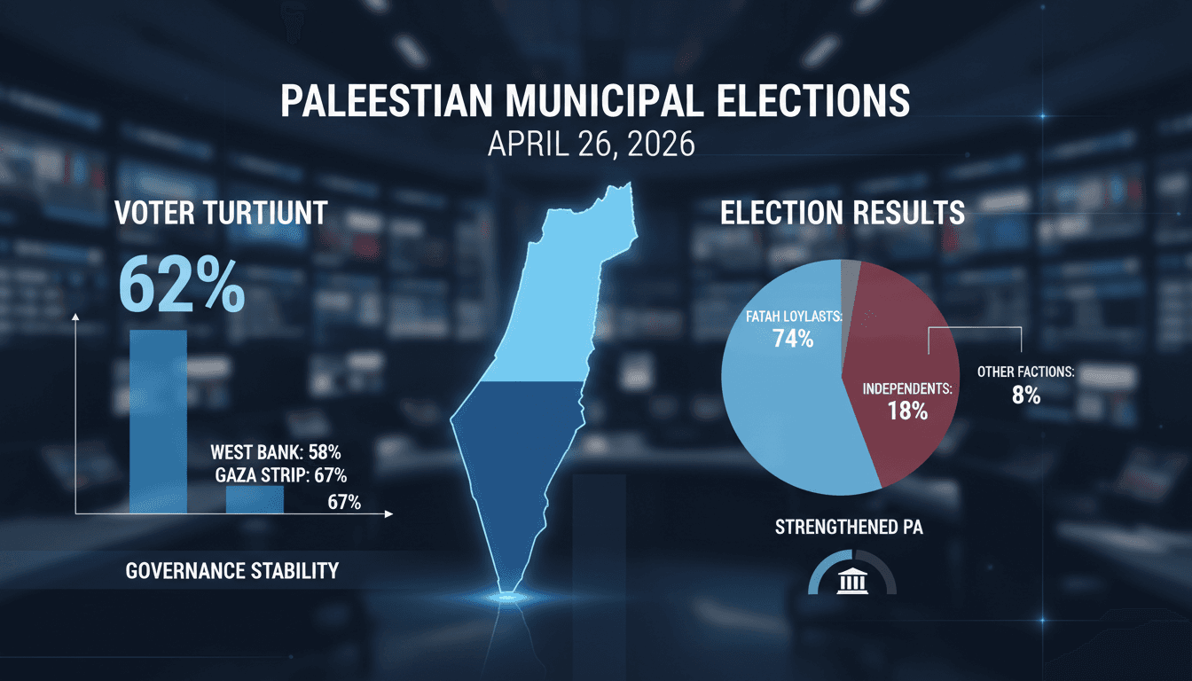 Abbas Loyalists Achieve Major Wins in Palestinian Municipal Elections