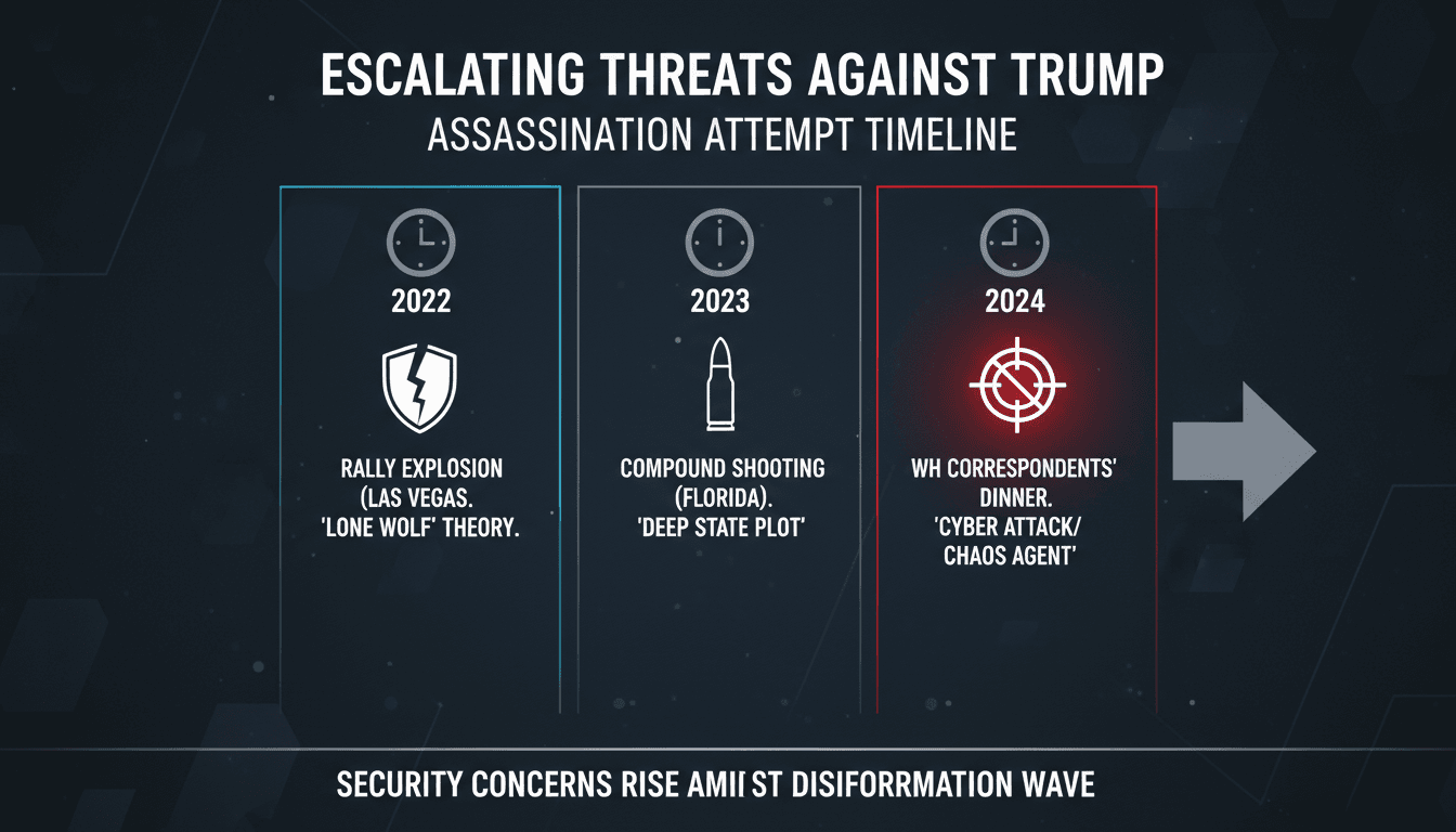 Attempted assassination of President Trump at White House Correspondents' dinner raises security concerns