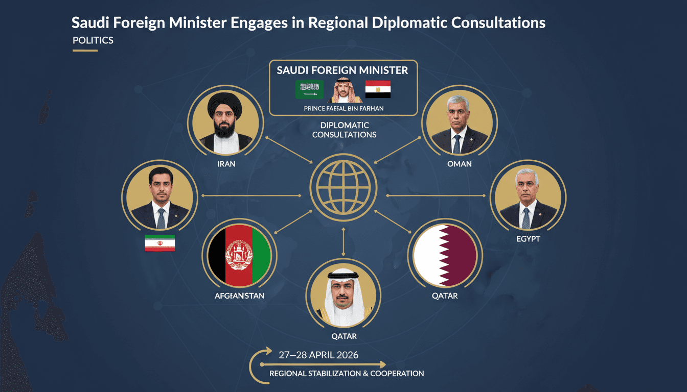 Saudi Foreign Minister Engages in Regional Diplomatic Consultations to Address Tensions