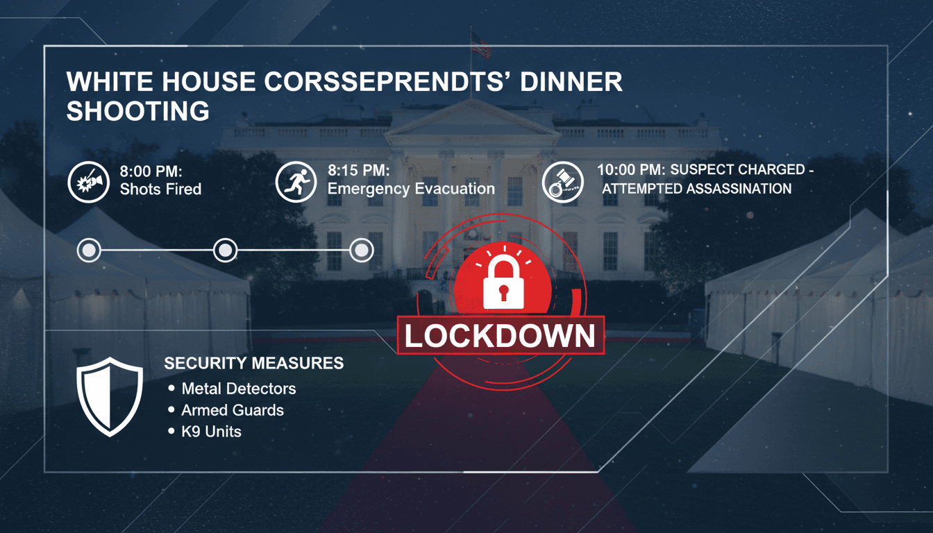 Shooting at White House Correspondents' Dinner Leads to Attempted Assassination Charges Against Suspect
