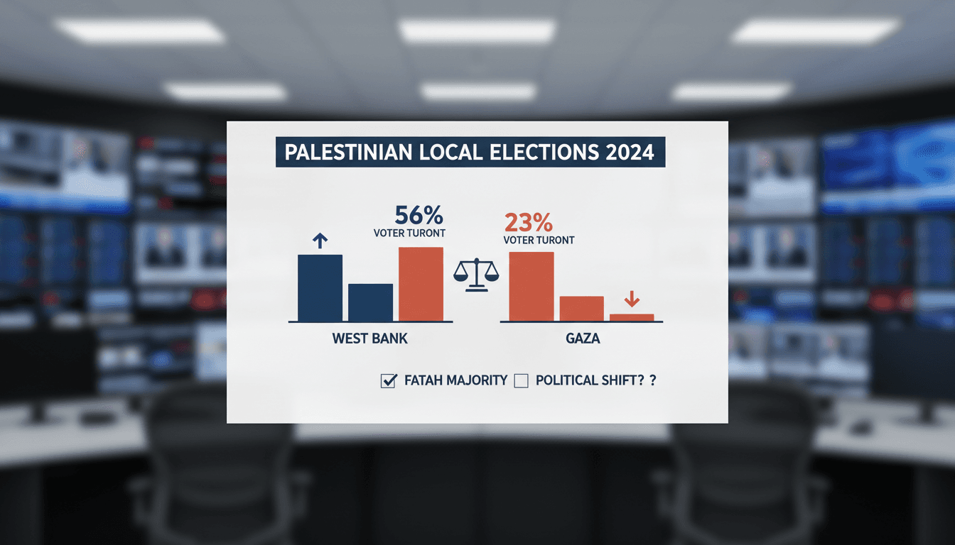 Fatah party wins majority in first Palestinian local elections in nearly two decades