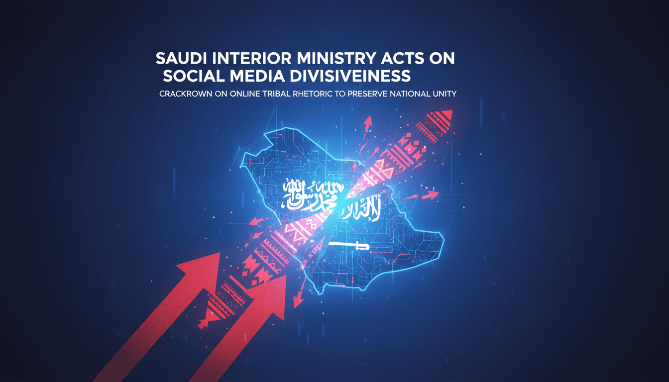 Saudi Ministry of Interior initiates legal action against social media divisiveness