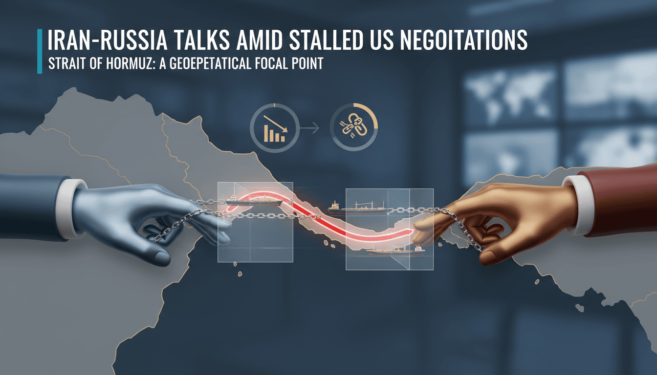 Iran's Foreign Minister Engages in Talks with Russia Amid Stalled US Negotiations