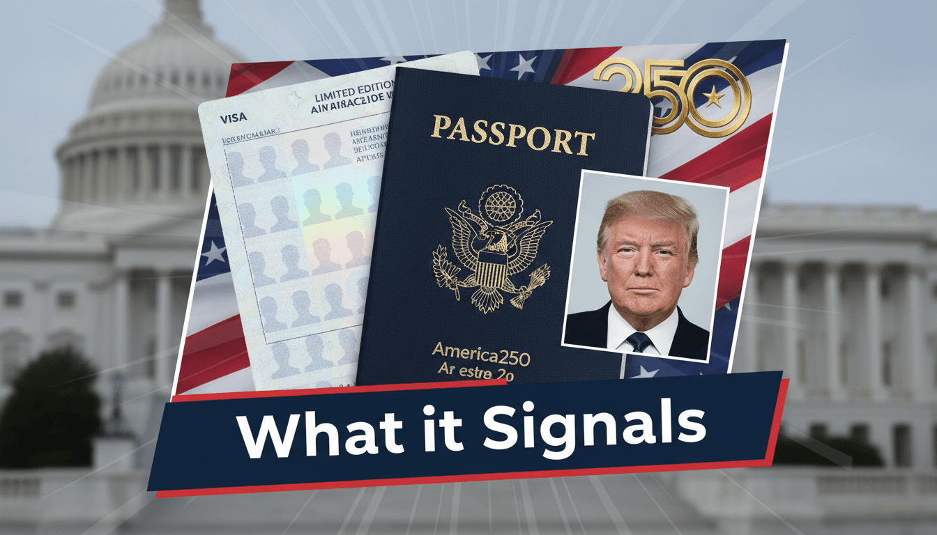 U.S. State Department Unveils Limited-Edition Passports Featuring Trump's Portrait for 250th Anniversary