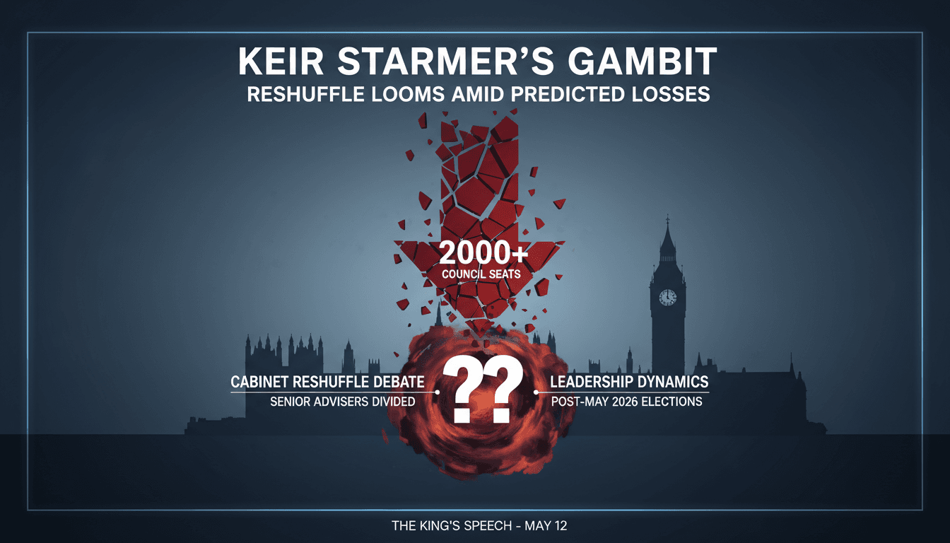 Keir Starmer's Cabinet Reshuffle Debate Intensifies Amid Local Election Predictions