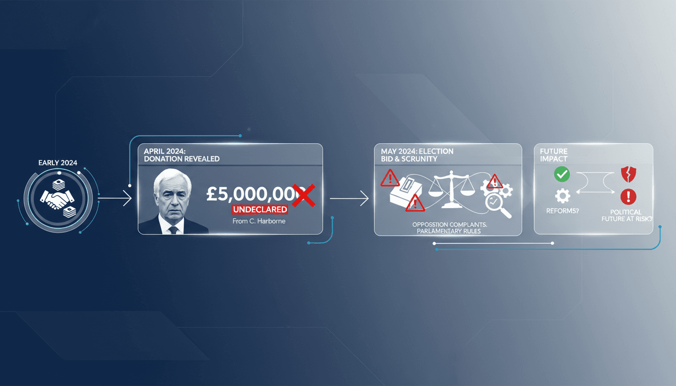 Nigel Farage faces scrutiny over undeclared £5 million donation ahead of election bid