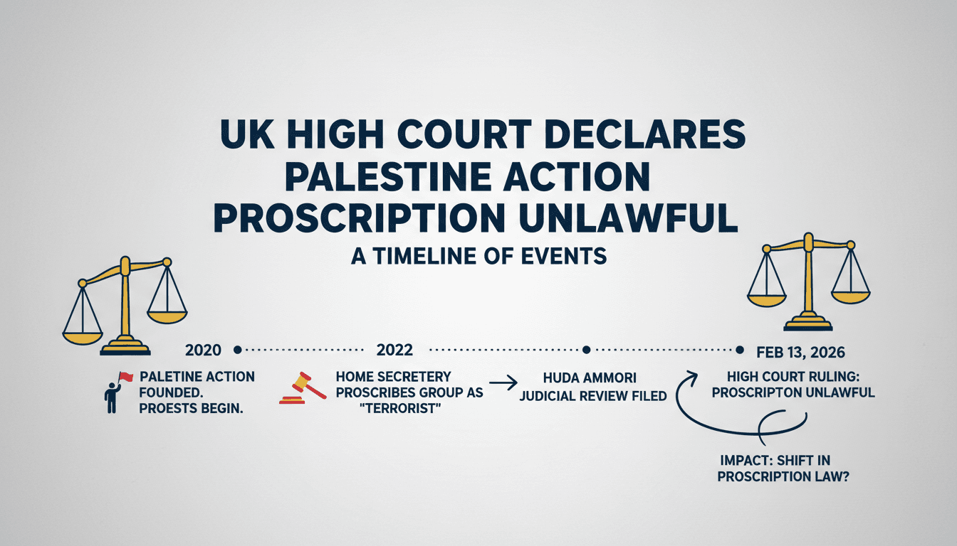 UK High Court Declares Palestine Action's Terrorist Designation Unlawful