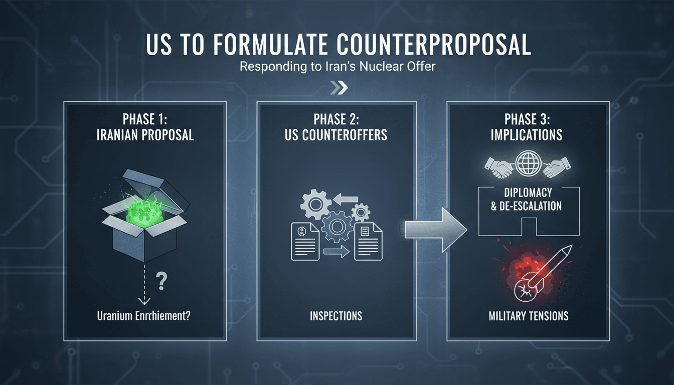US to formulate counterproposal in response to Iran's nuclear offer
