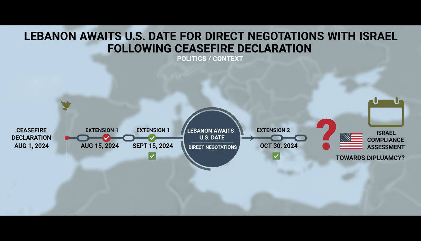 Lebanon Awaits U.S. Date for Direct Negotiations with Israel Following Ceasefire Declaration