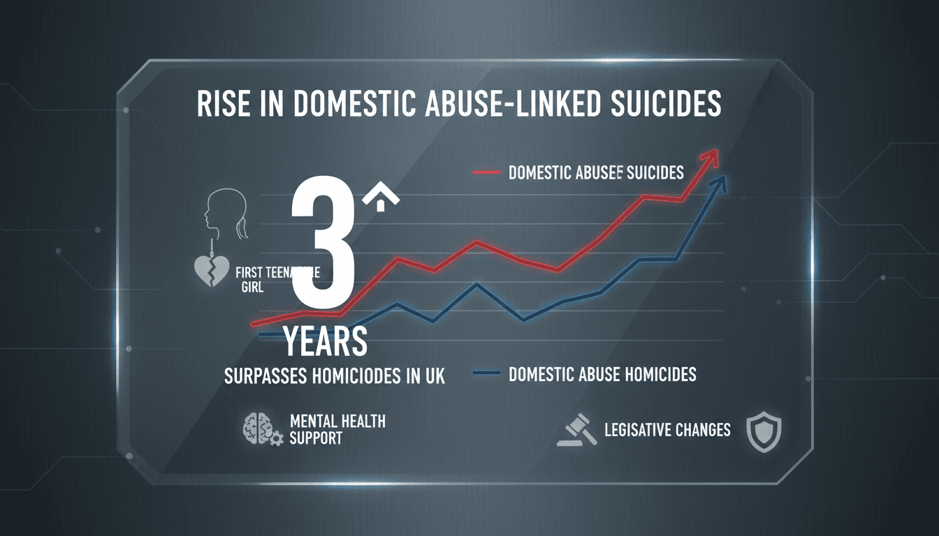 Rise in Domestic Abuse-Linked Suicides Surpasses Homicides in the UK