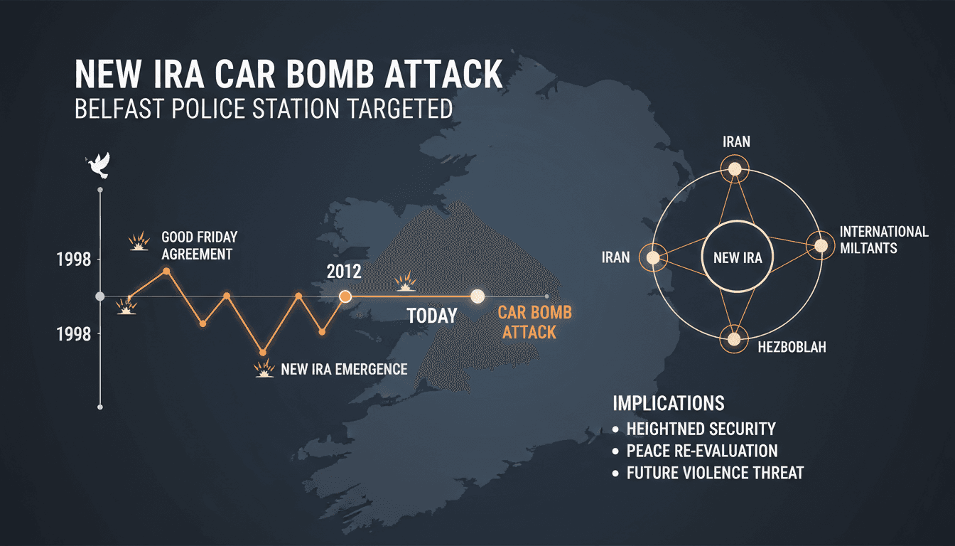 New IRA Claims Responsibility for Car Bomb Attack in Belfast