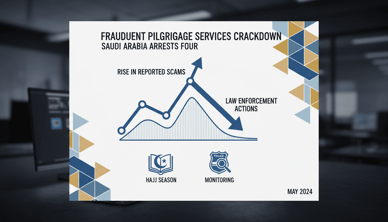 Saudi Arabia arrests four individuals for fraud related to fake pilgrimage services