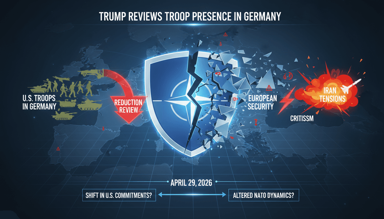 Trump Reviews U.S. Troop Presence in Germany Amid Criticism from German Chancellor