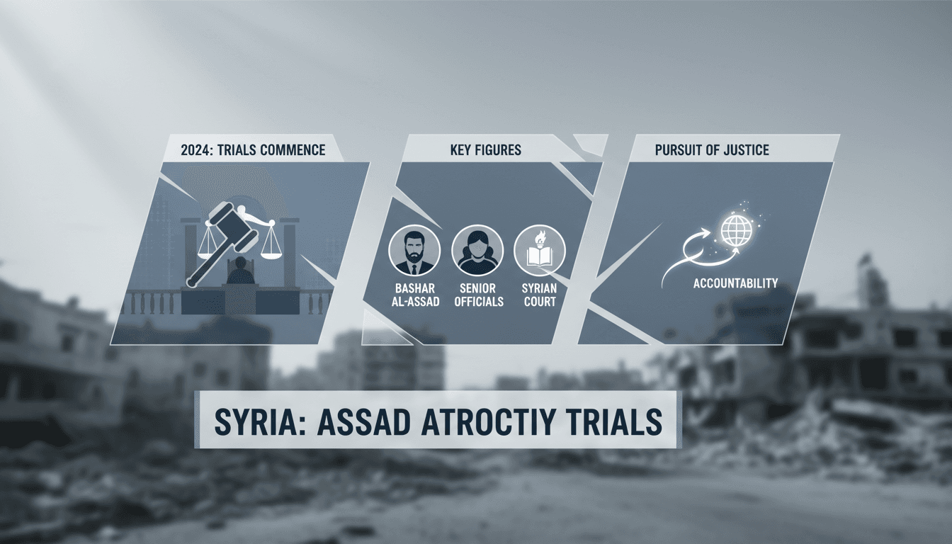 Syria initiates historic trials against Bashar al-Assad for civil war atrocities