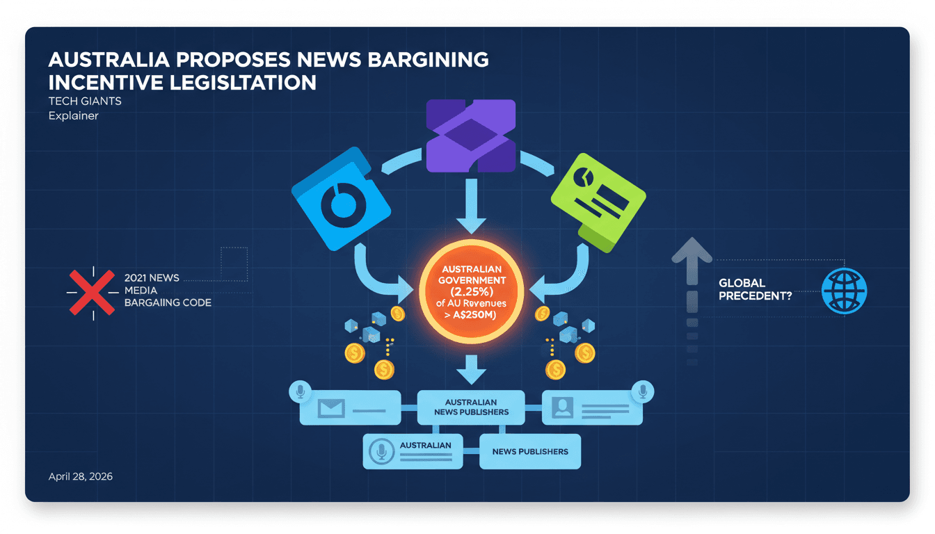 Australia Proposes News Bargaining Incentive Legislation for Tech Giants