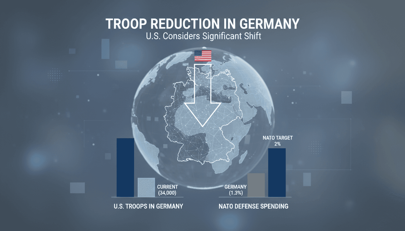 Trump Considers Reducing U.S. Troop Presence in Germany
