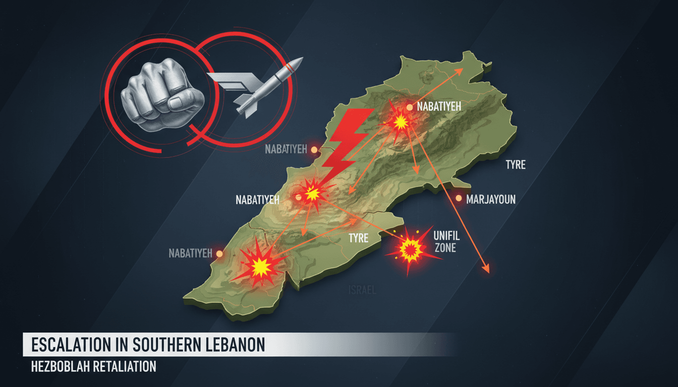 Israel escalates military operations in southern Lebanon amid Hezbollah retaliation