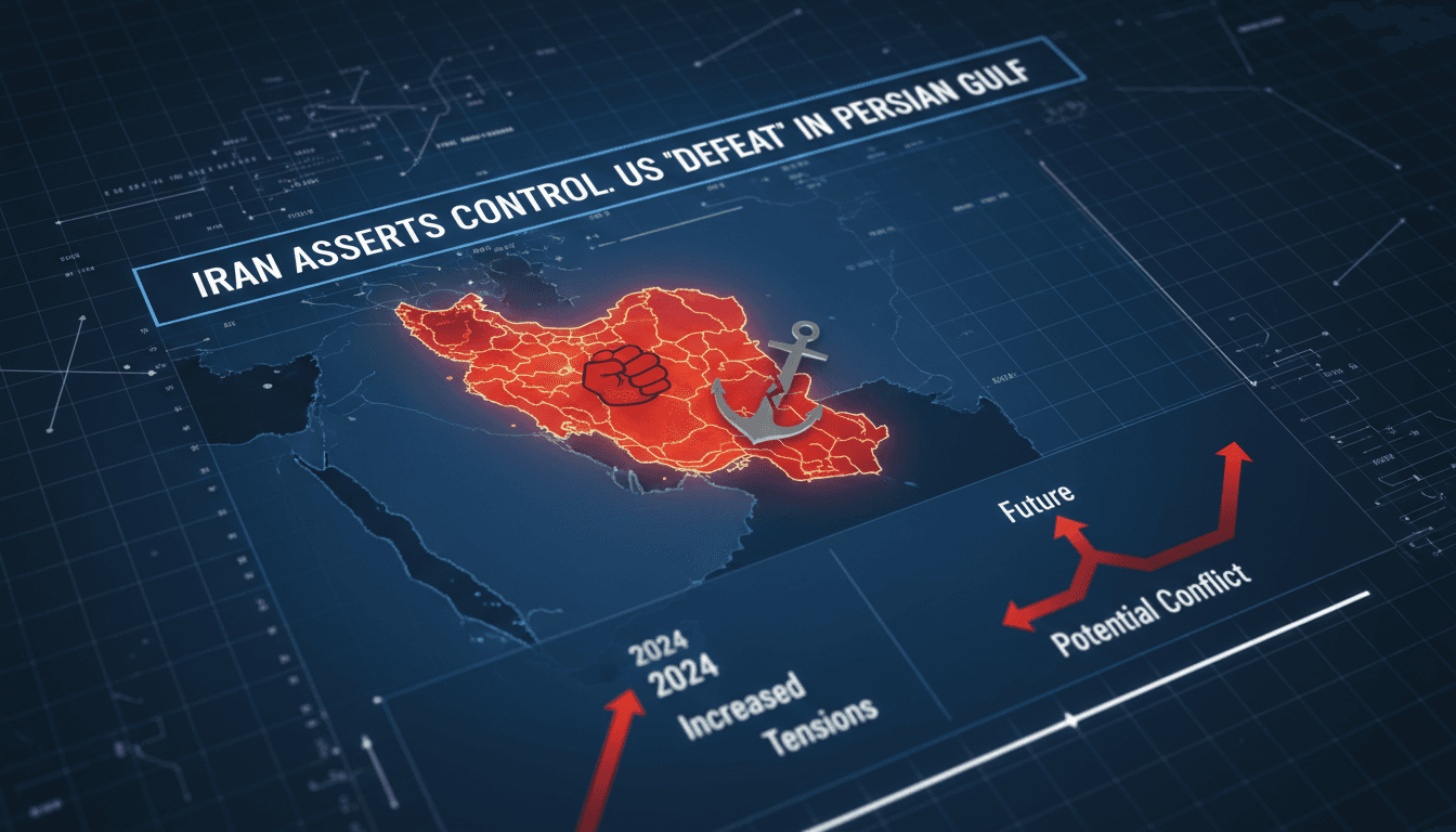 Iran asserts control over Strait of Hormuz and declares US defeat in the Persian Gulf