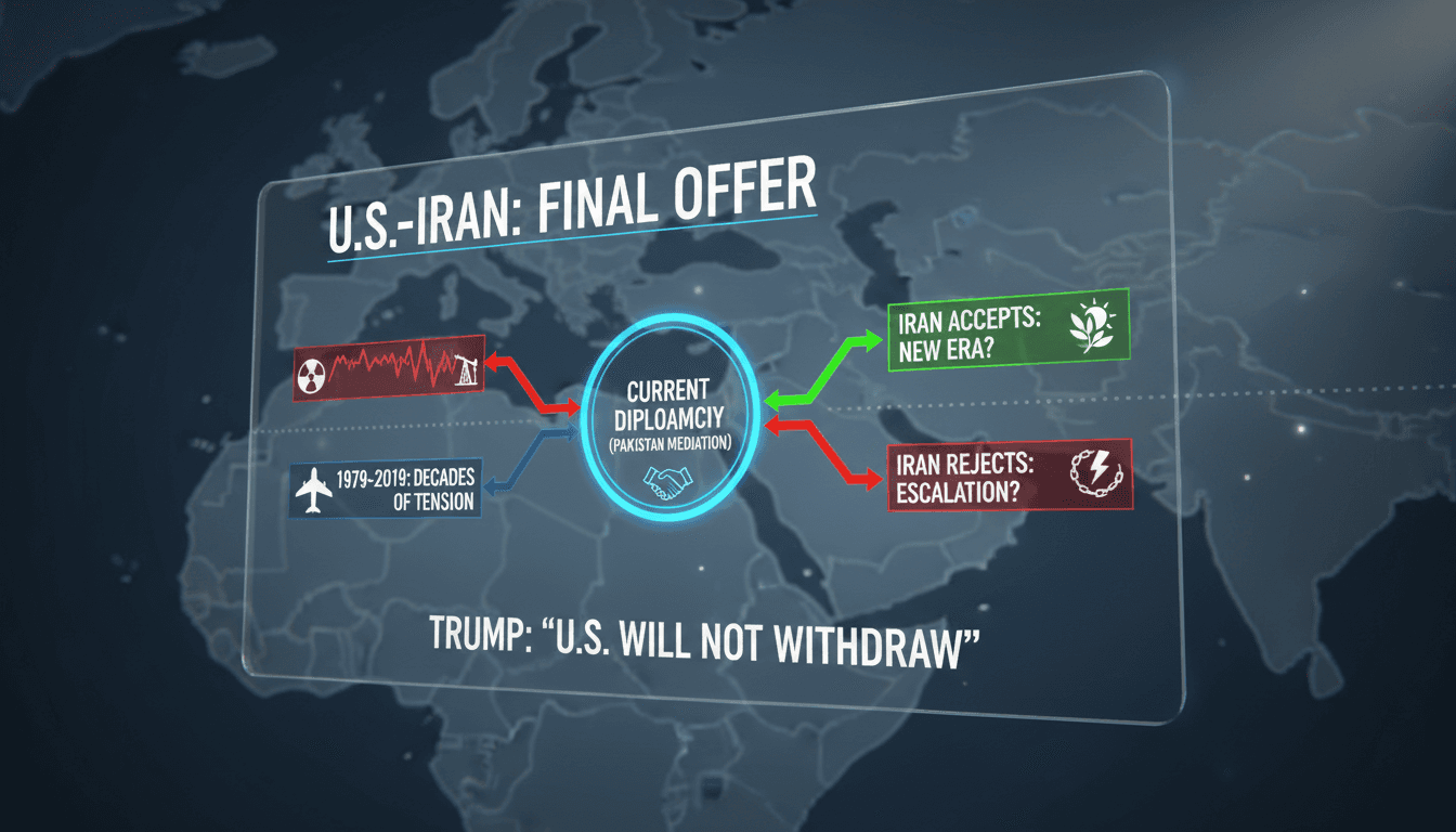 Trump Reaffirms U.S. Stance Against Iran with Final Offer on the Table