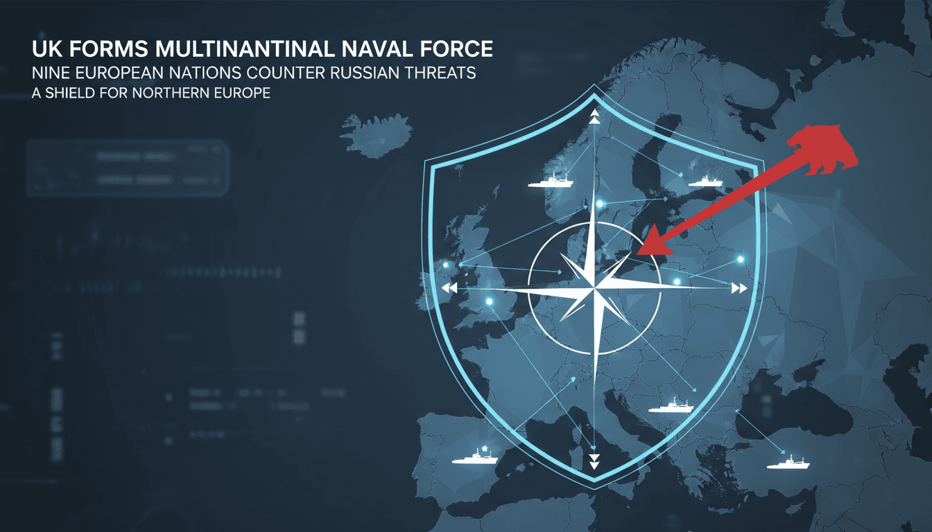 UK forms multinational naval force with nine European nations to counter Russian threats