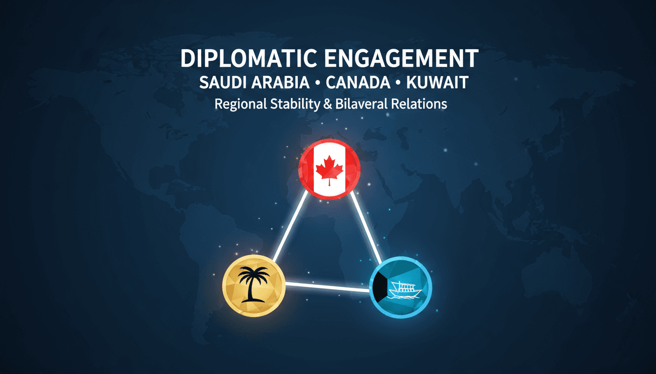 Saudi Foreign Minister Engages in Diplomatic Calls with Canada and Kuwait