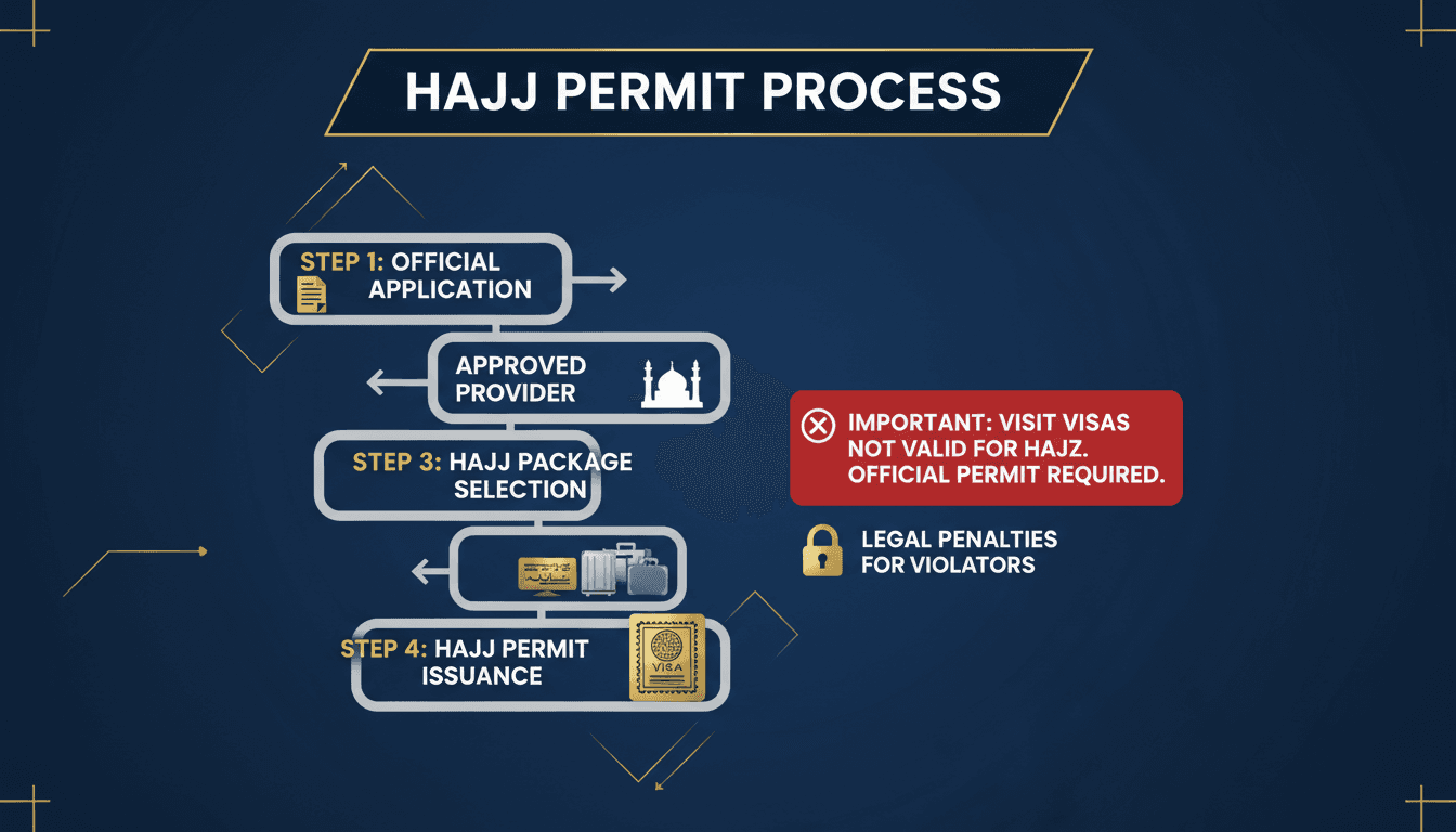 Saudi Arabia Clarifies Hajj Visa Regulations Ahead of 1447H Season