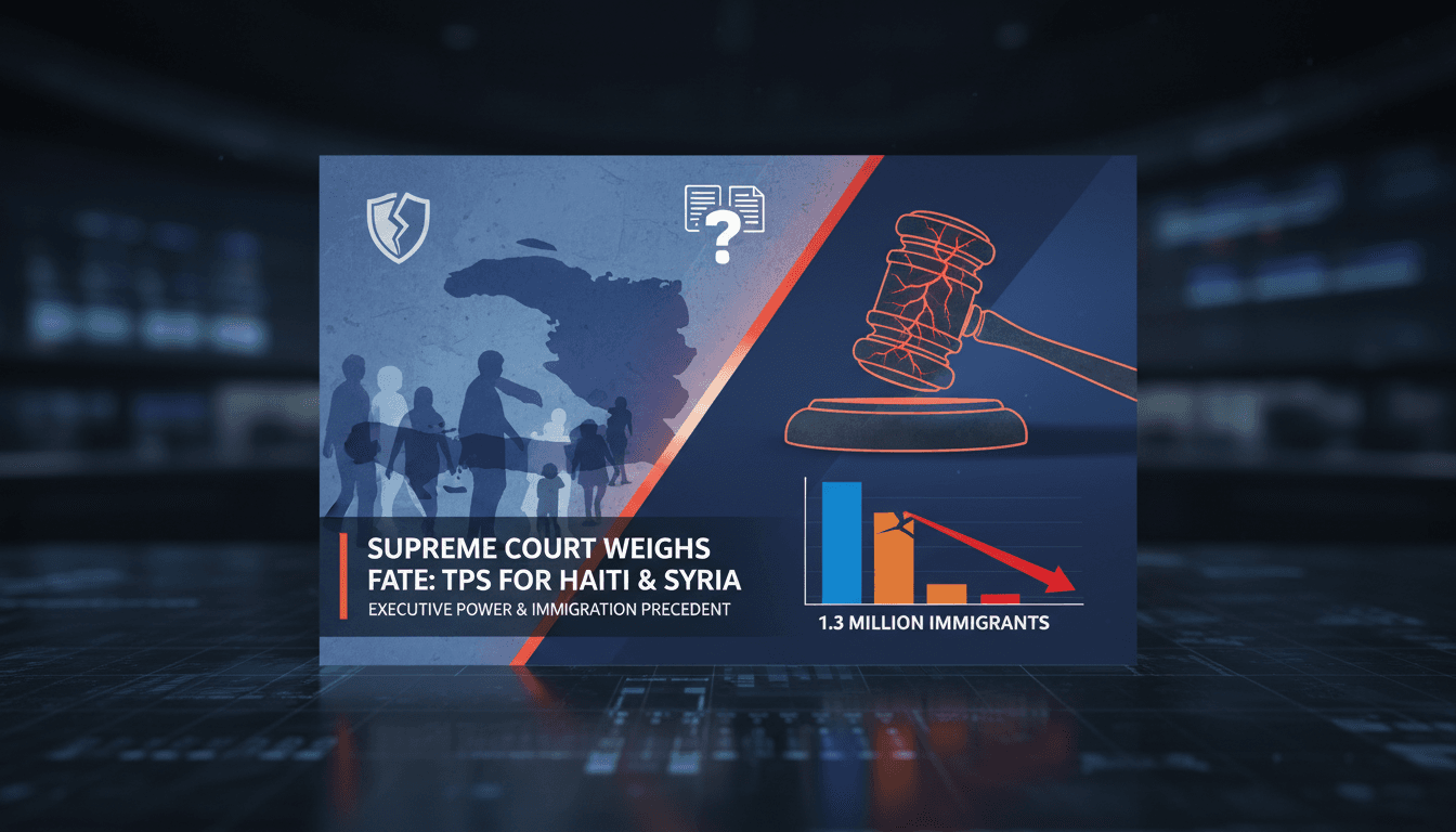 Supreme Court Considers Ending Temporary Protected Status for Haitian and Syrian Immigrants