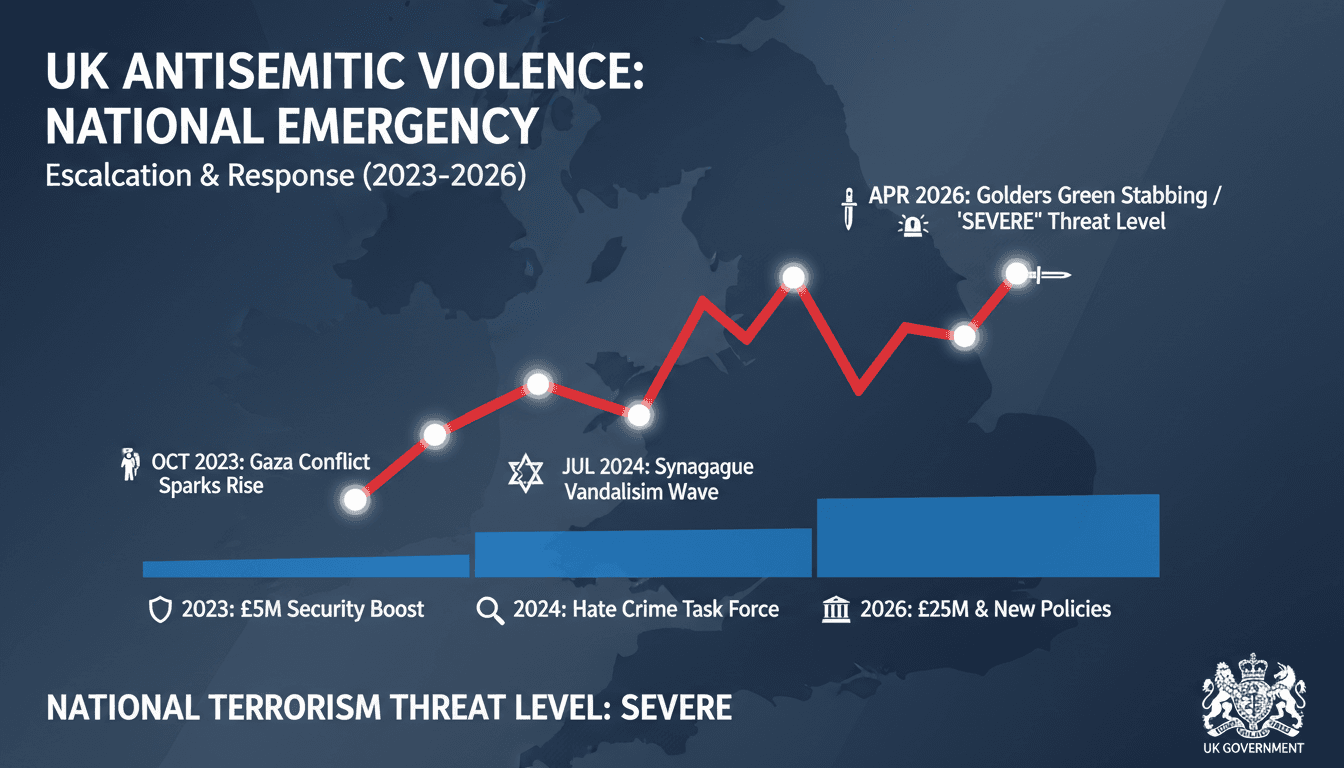 UK Government Declares National Emergency Amid Surge in Antisemitic Violence