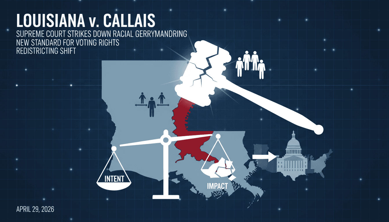 U.S. Supreme Court Rules Against Racial Gerrymandering in Louisiana v. Callais
