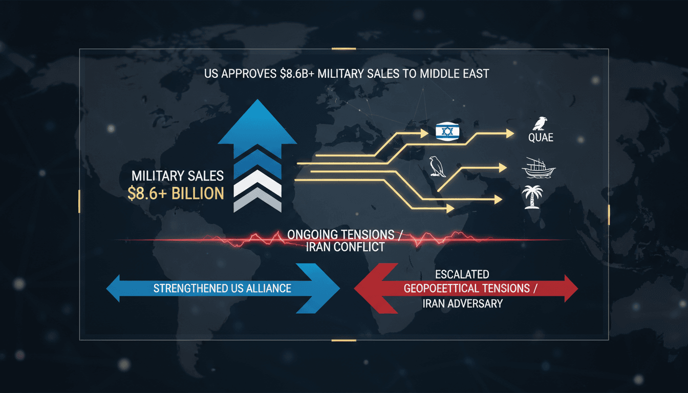 US Approves Over $8.6 Billion in Military Sales to Middle Eastern Allies