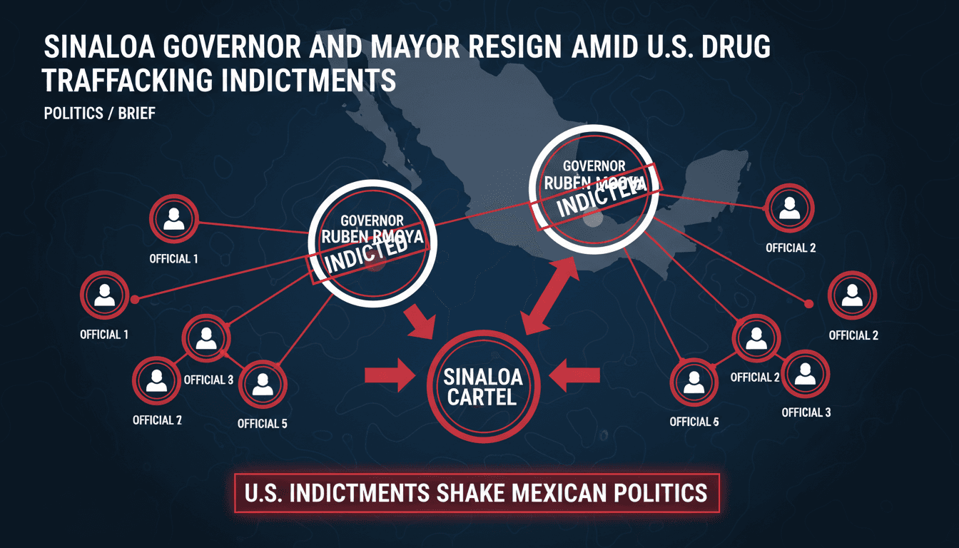 Sinaloa Governor and Mayor Resign Amid U.S. Drug Trafficking Indictments