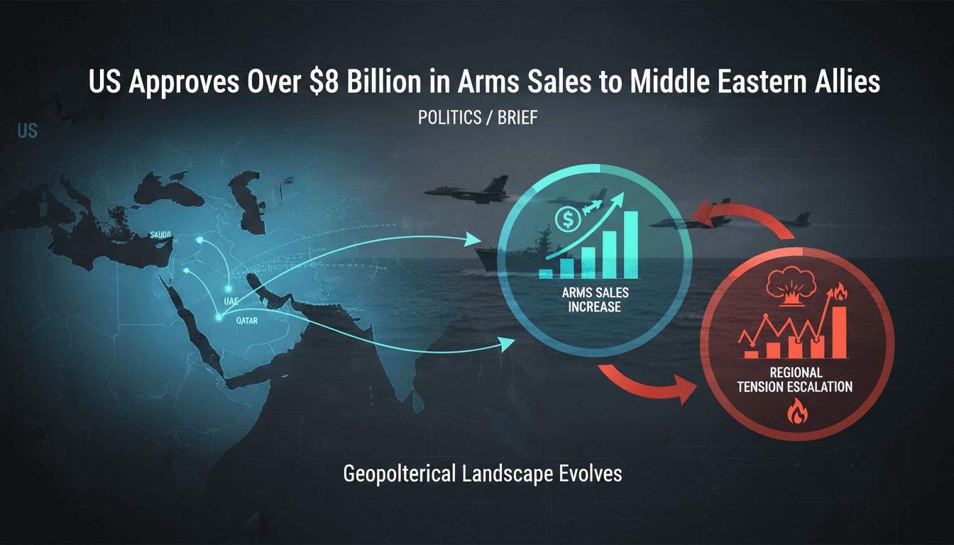 US Approves Over $8 Billion in Arms Sales to Middle Eastern Allies