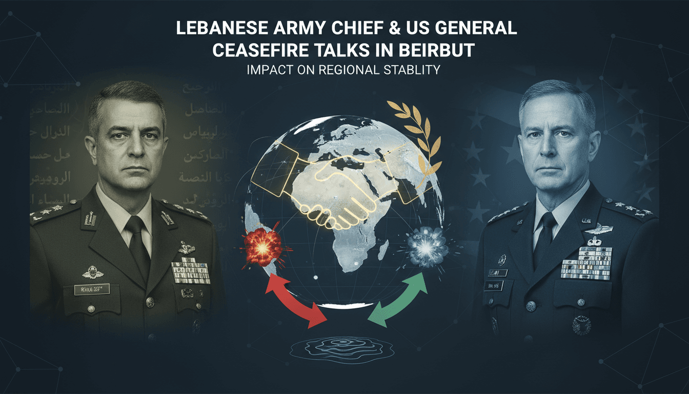 Lebanese Army Chief and US General Discuss Israel-Hezbollah Ceasefire in Beirut