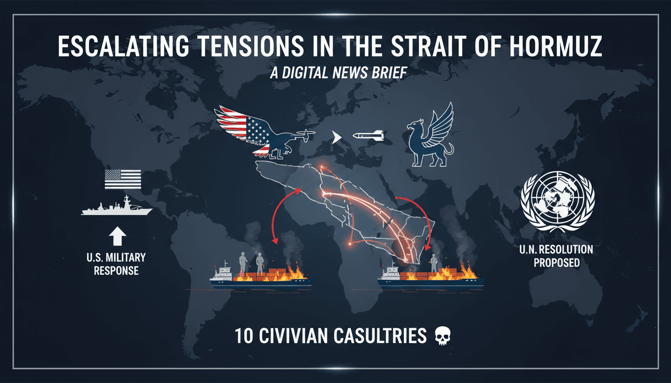 U.S. military presence in the Strait of Hormuz amidst rising tensions