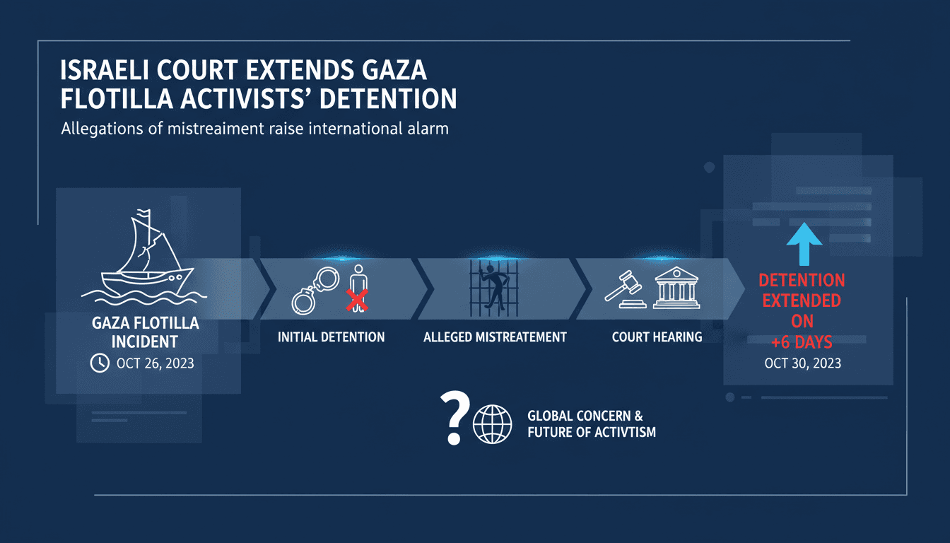 Activists from the Gaza flotilla detained by Israeli forces