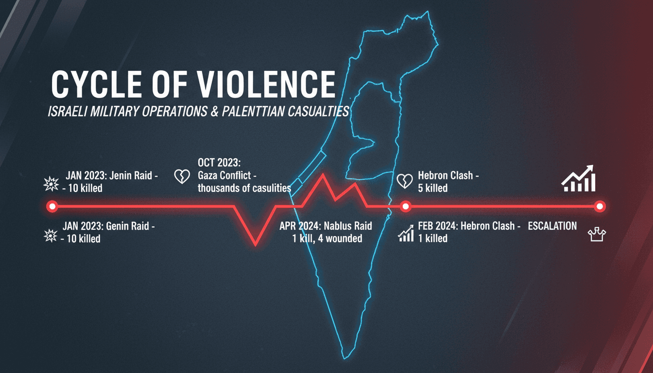 Israeli military raid in Nablus results in Palestinian casualties