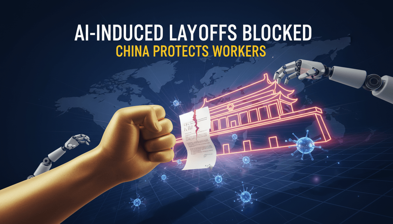 Chinese court rules against AI-induced layoffs protecting workers' rights
