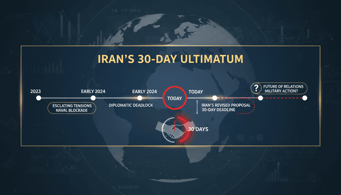 Iran Issues One-Month Ultimatum to U.S. to Resolve Conflict