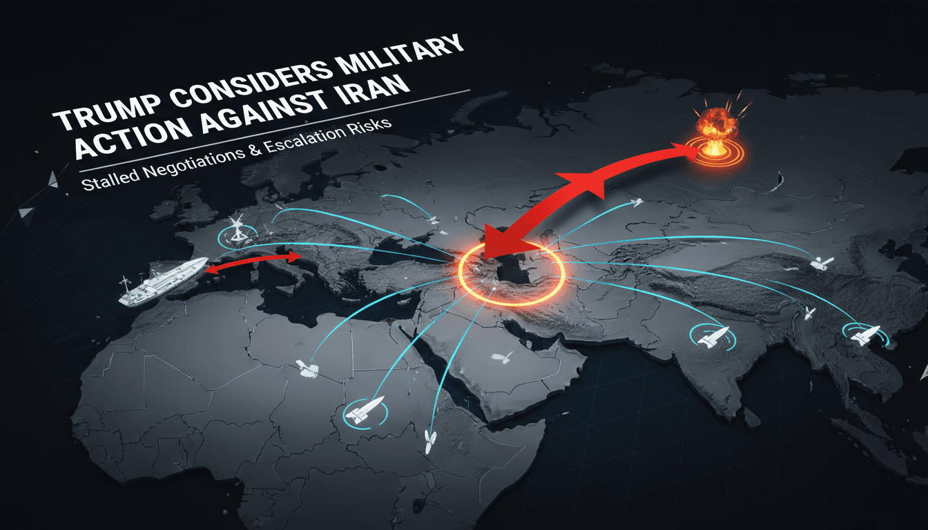 President Trump contemplating military options against Iran