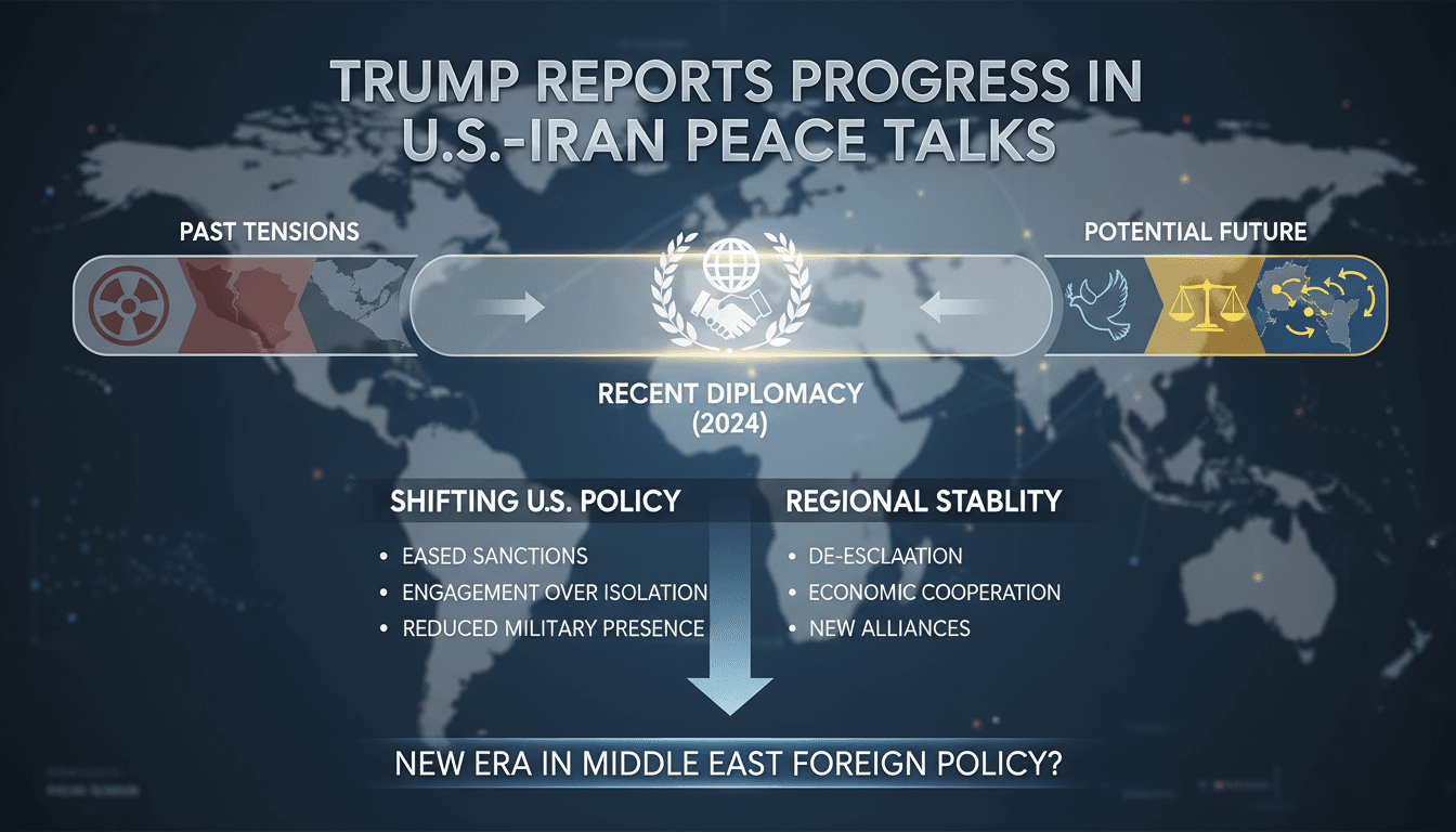 President Trump discussing U.S.-Iran negotiations at the White House