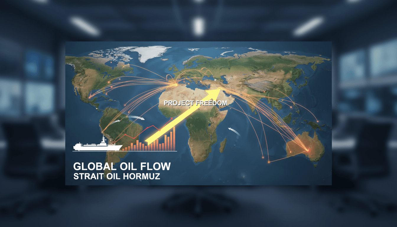 U.S. military operations in the Strait of Hormuz under Project Freedom