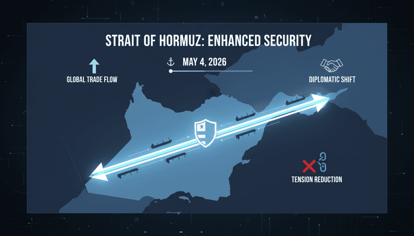 U.S. to Escort Ships in Strait of Hormuz to Enhance Maritime Security