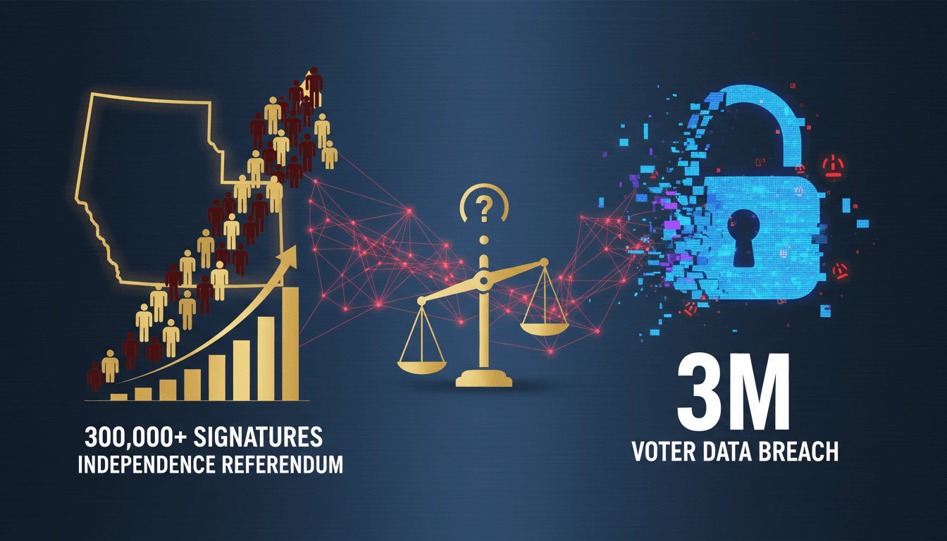Alberta separatist movement gaining traction amid data breach concerns